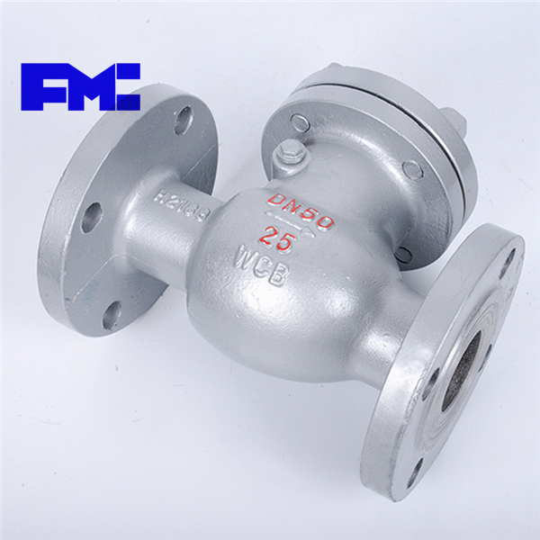 H44H-16 25C高(gāo)溫蒸汽水(shuǐ)單向逆止100旋啓式鑄鋼法蘭止