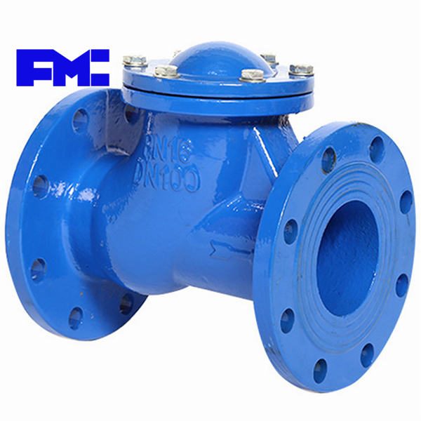 HQ41X-10 16Q單向逆止滾式污水(shuǐ)管球墨鑄鐵(tiě)法蘭球型