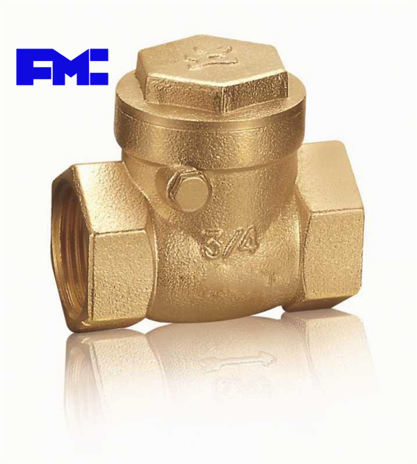 內(nèi)螺紋6分(fēn)1寸立卧式單向逆止家(jiā)用(yòng)水(shuǐ)管黃(huáng)銅絲扣止