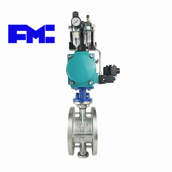 氣動法蘭硬密封蝶閥